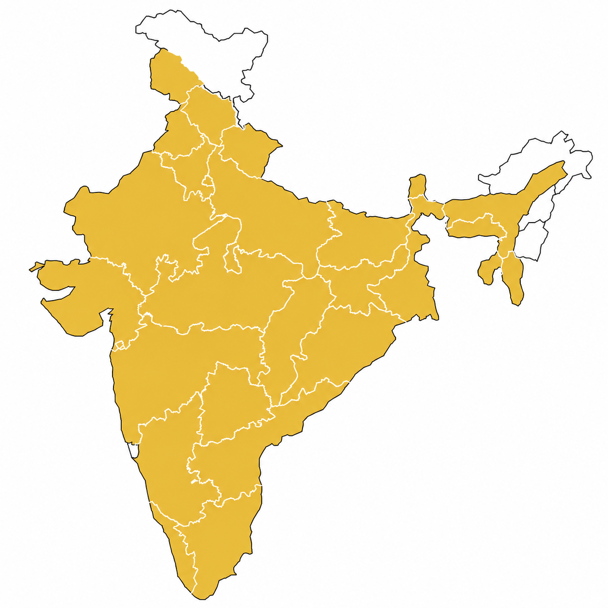 PSRC research presence across India